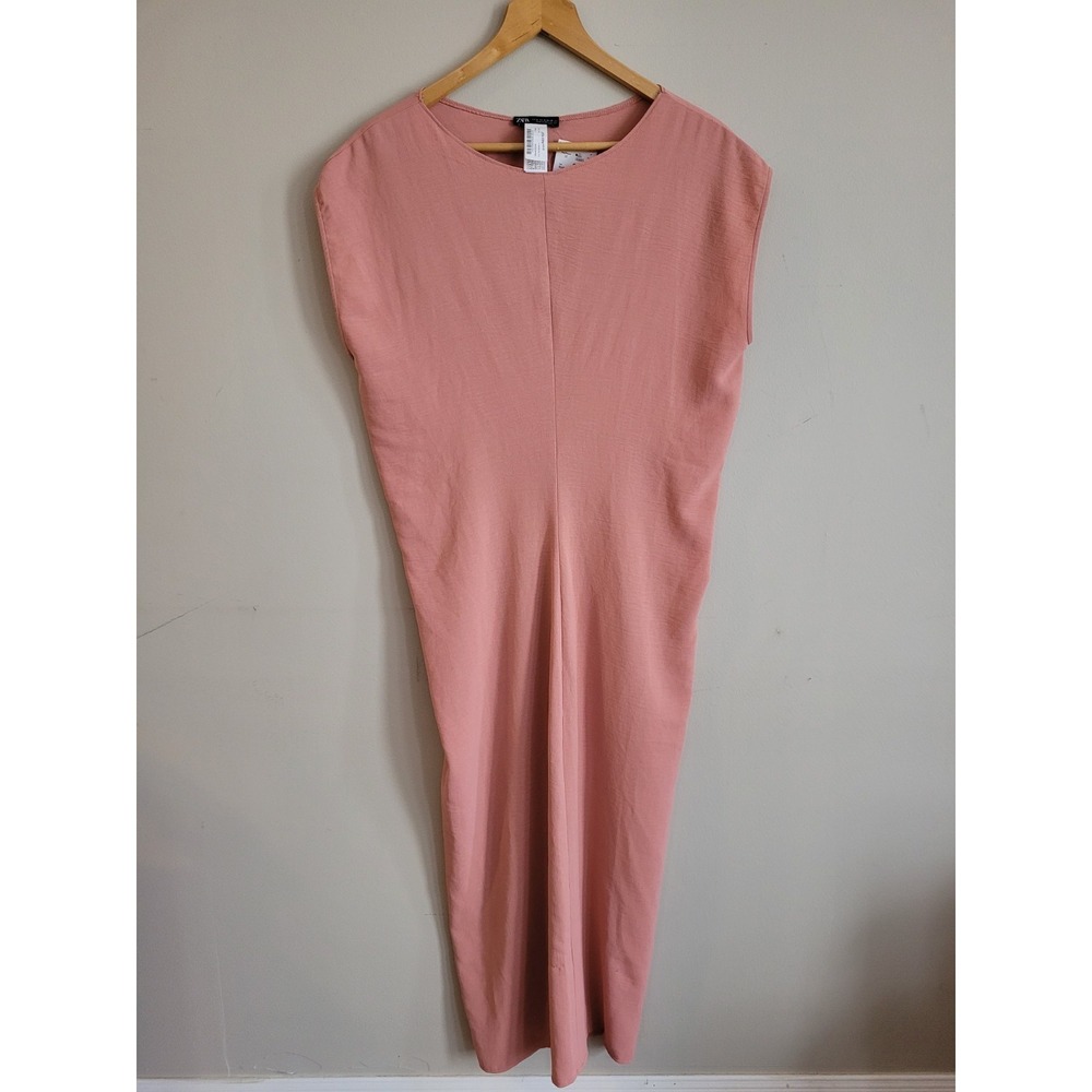 NWT Zara Blush Sllip Dress. Size Medium Winners
